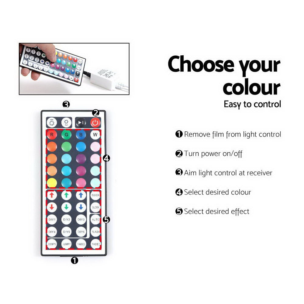 Crafted Comforts  Entertainment Unit TV Cabinet LED 160cm White Anna