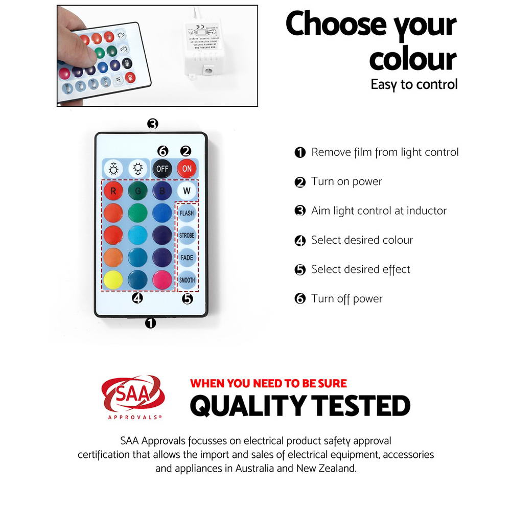 Crafted Comforts  Entertainment Unit TV Cabinet LED 160cm Black Bobi