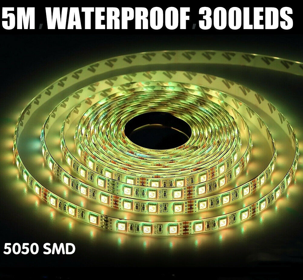 5V RGB LED Strip Lights IP65 Waterproof 5050 5M 10M 20M 300 LEDs USB Bluetooth